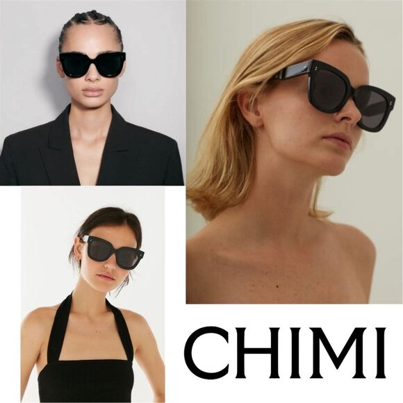 NWT - CHIMI 08 Black Sunglasses (54mm-22mm) - Picture 1 of 17